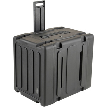 SKB 10U Shock Mount Rack Case with Wheels and Handle (3SKB-R10U20W)