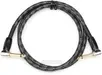 BOSS BIC-3AA 3ft / 1m Instrument Cable with Dual Right-Angle 1/4-Inch Connectors for Pedals, Guitar, and Bass (BIC-3AA)