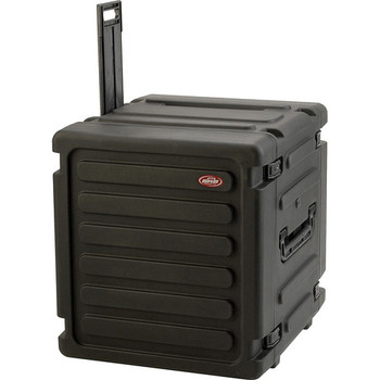 SKB 12U Shock Mount Rack Case with Wheels and Handle (3SKB-R12U20W)