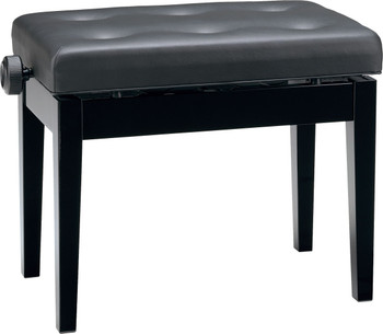 Roland BNC-21PE-T Artist Piano Bench with High-Polish Ebony Finish for Digital Grand Pianos (BNC-21PE-T)