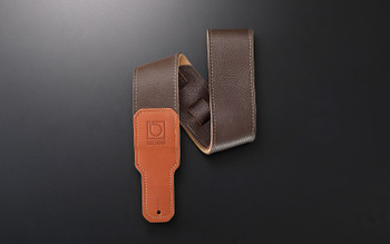 Roland BSL-25-BRN 2.5-Inch Brown Premium Leather Guitar Strap with Adjustable 39–55-Inch Length for Guitar and Bass (BSL-25-BRN)