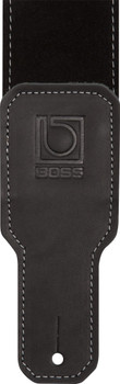 Roland BSS-25-BLK 2.5-Inch Black Premium Suede Guitar Strap with Adjustable 40–55-Inch Length for Guitar and Bass (BSS-25-BLK)