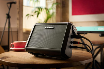 ROLAND CUBE Street Mini Portable PA Speaker, 2.1-Channel Battery-Powered Amplifier with Bluetooth Audio, Dual Inputs, Built-In Effects and Up to 7 Hours of Battery Life (CUBE-ST-MI)