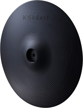 ROLAND 12-Inch V-Cymbal Thin Crash Cymbal Pad, 2-Zone with Choke Control (CY-12C-T)