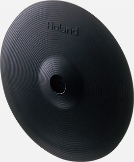 ROLAND 14-Inch V-Cymbal Crash Pad, 2-Zone with Choke Control (CY-14C)