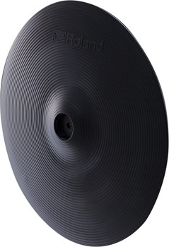 ROLAND 14-Inch Thin V-Cymbal Crash Pad, 2-Zone with Choke Control, Acoustic Design 5 Series (CY-14C-T)