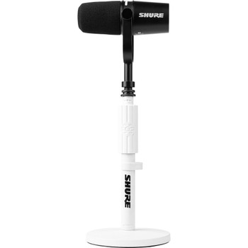Shure 6-Inch Round Base Desktop Microphone Stand White (SH-DESKTOP1-W)