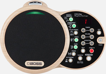 BOSS DR-01S Rhythm Partner Portable Percussion and Rhythm Machine with Built-In Speaker, Acoustic Grooves and Battery Operation (DR-01S)