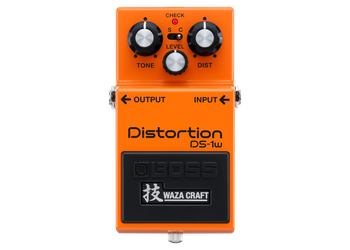 BOSS DS-1W Waza Craft Distortion Pedal with Standard and Custom Modes (DS-1W)