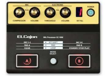 ROLAND EC-10M ELCajon Mic Processor with Clip-On Condenser Microphone and 16 Sound Kits (EC-10M)