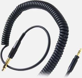 Roland C-CP-BLACK Coiled Audio Cable for V-MODA Crossfade M-100 (C-CP-BLACK)