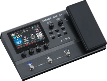 BOSS GX-10 Guitar Effects Processor – Compact Amp and Multi-Effects Processor with AIRD Amp Modeling, 170 Effects, Color Touchscreen, Expression Pedal, USB-C Audio, Send/Return Loop, and IR Support (GX-10)