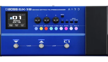 BOSS GX-1B Bass Effects Processor – 16 AIRD Amps, 130+ Effects, Color Display, Expression Pedal, USB-C Audio Interface (GX-1B)