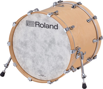 Roland KD-22-SW 22-Inch Electronic Bass Drum Pad with Wood Shell, Satin Walnut (KD-22-SW)