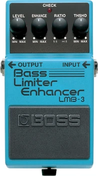 BOSS LMB-3 Bass Limiter Enhancer Pedal with Dynamic Range Control, Threshold and Ratio Controls, Enhancer Circuit, and 9V Operation (LMB-3)