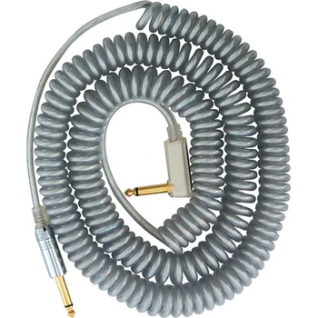 Vox Silver Coiled Instrument Cable 29.5ft (VCC090SL)