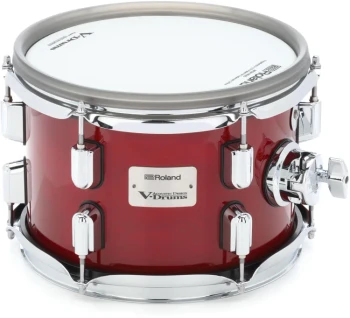 Roland VAD PDA100-GC 10" V-Tom Pad, 2-Ply Tunable Mesh Heads & Gloss Cherry Finish (PDA100-GC)
