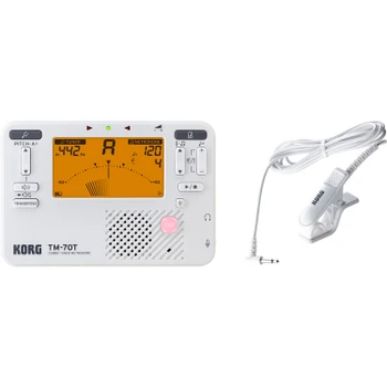 Korg TM-70C Tuner Metronome White (TM70CWH)