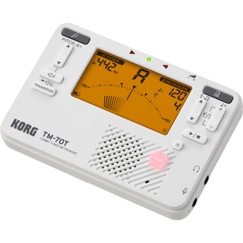 Korg TM-70T Tuner Metronome White (TM70TWH)