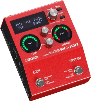 BOSS RC-10R Rhythm Loop Station Pedal, Stereo Looper and Drum Machine with 6 Hours Recording, 280+ Rhythm Styles, and MIDI (RC-10R)