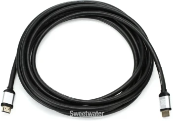 Roland Black Series HDMI 2.0 Cable, 16 ft./5 m, 28 AWG, 18 Gbps, 4K 60 Hz (RCC-16-HDMI)