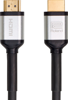 Roland Black Series HDMI 2.0 Cable, 3 ft./1 m, 30 AWG, 18 Gbps, 4K 60 Hz (RCC-3-HDMI)