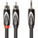 Roland Black Series 5 ft./1.5 m Interconnect Cable, 3.5 mm TRS to Dual RCA (RCC-5-352RV2)