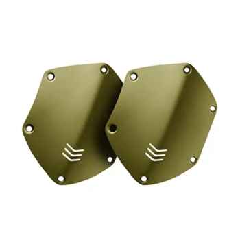 V-MODA M-200 Moss Green Shield Kit, Custom Aluminum Earcup Shields (OV2-MSGREEN)