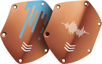 V-MODA M-200 Rust Orange Shield Kit, Custom Aluminum Earcup Shields (OV2-RTORANGE)