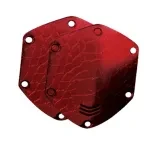 V-MODA Over-Ear Croc Skin Red Shield Kit, Custom Earcup Shields (OVKIT-CRRE)