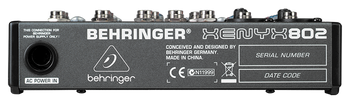 Behringer 802 8-Input 2-Bus Mixer