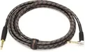 Roland Gold Series 10 ft./3 m Instrument Cable, Right-Angle-to-Straight 1/4-Inch Connectors, 24K Gold-Plated Contacts, Oxygen-Free Copper (RIC-G10A)