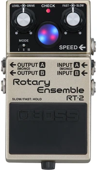 BOSS RT-2 Rotary Ensemble Pedal, Authentic Rotary Speaker Effect, 3 Modes, Drive & Speed Control, Mono/Stereo I/O (RT-2)