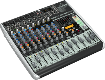Behringer QX1222USB Premium 16-Input 2/2-Bus Mixer with Mic, FBQ and Compressors