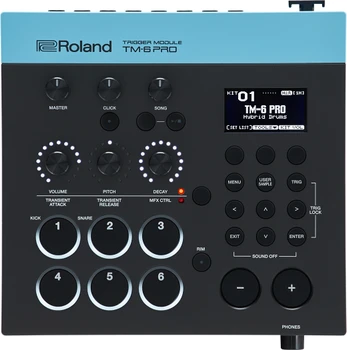Roland TM-6 PRO Trigger Module with 500 Premium Sounds, 6 Trigger Inputs, User Sample Import, Effects, and USB Audio/MIDI (TM-6 PRO)