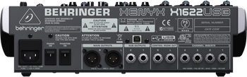 Behringer X1622USB 16-Input 2/2-Bus Mixer with XENYX Mic and Compressors