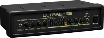Behringer BXD3000H Ultra-Lightweight 300-Watt 2-Channel Bass Amplifier Head