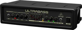 Behringer BXD3000H Ultra-Lightweight 300-Watt 2-Channel Bass Amplifier Head