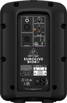 Behringer B108D Active 300-Watt 2-Way 8-inch PA Speaker System