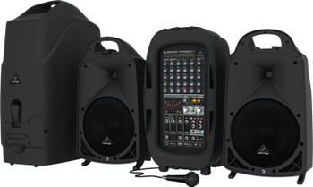 Behringer PPA2000BT Ultra-Compact 2000-Watt 8-Channel Portable PA System