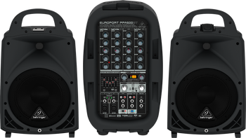 Behringer PPA500BT Ultra-Compact 500-Watt 6-Channel Portable PA System