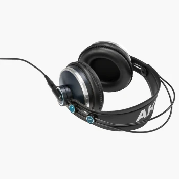 AKG 2470X00190 - K271 MKII Closed back, circumaural, detachable cable additional velvet ear pads, additional 5m coiled cable; stage blue