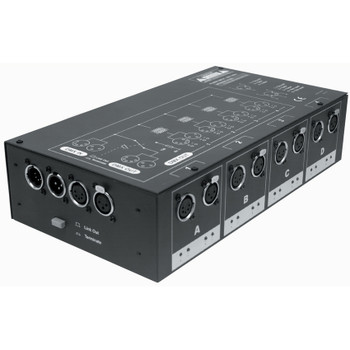 Elation DMX-BRANCH/4 Pro Lighting Dmx Splitter 3 and 5 Pin Outputs