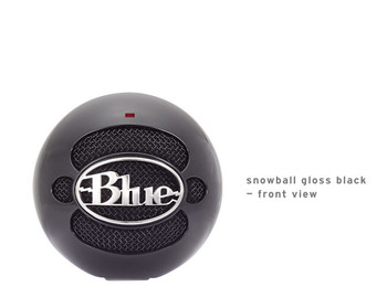 Blue Microphones Classic Studio-Quality USB Microphone - Gloss Black