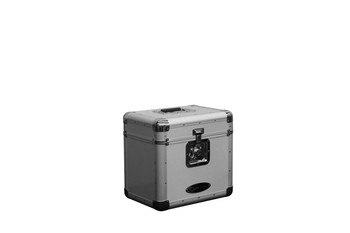 Krom Series Stackable Lp Case in Silver