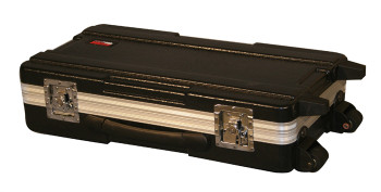 G-MIX-12x24 Rolling ATA Mixer Case w/Lockable Recessed Latches & Pull-out Handle
