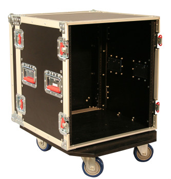G-TOUR 12U CAST Cast Tour Style ATA Flight Rack Case w/Casters