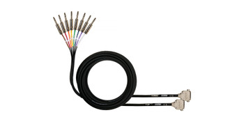 Shure DB25-TRSM 8 Channel DB25 to TRS Audio Snake, 25 ft.