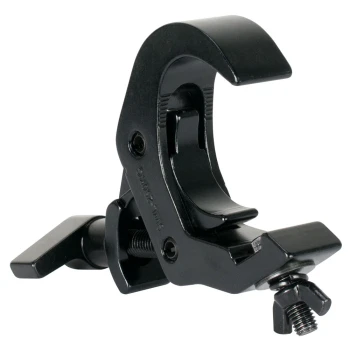 ADJ   QUICK RIG CLAMP BLK BLACK LOW PROFILE HOOK STYLE;CLM0612