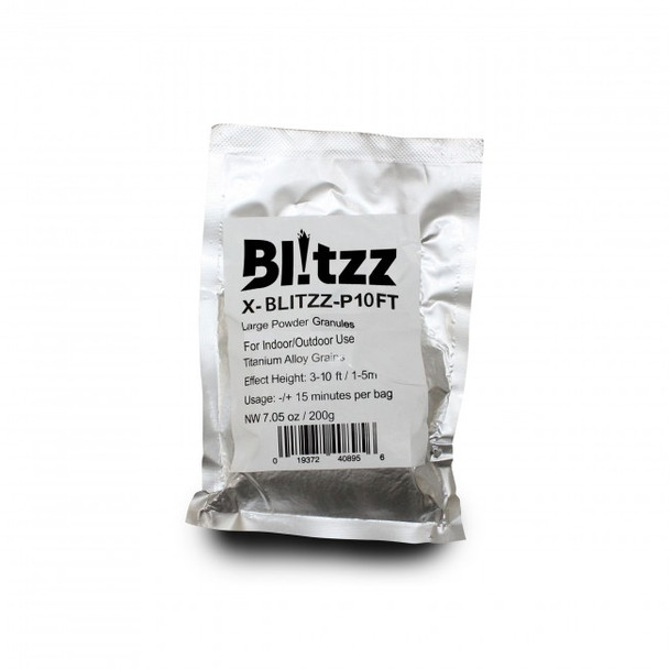 ProX Blitzz-P10FT Large Powder Cold Spark Effect Granules for Indoor or Outdoor Use Titanium Alloy Grains